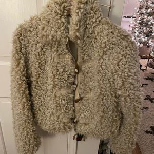 Anthropologie Faux fur jacket XS